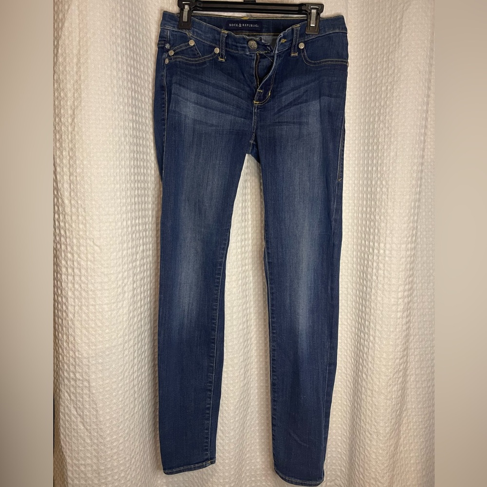 Rock & Republic Dark Blue Skinny Jeans